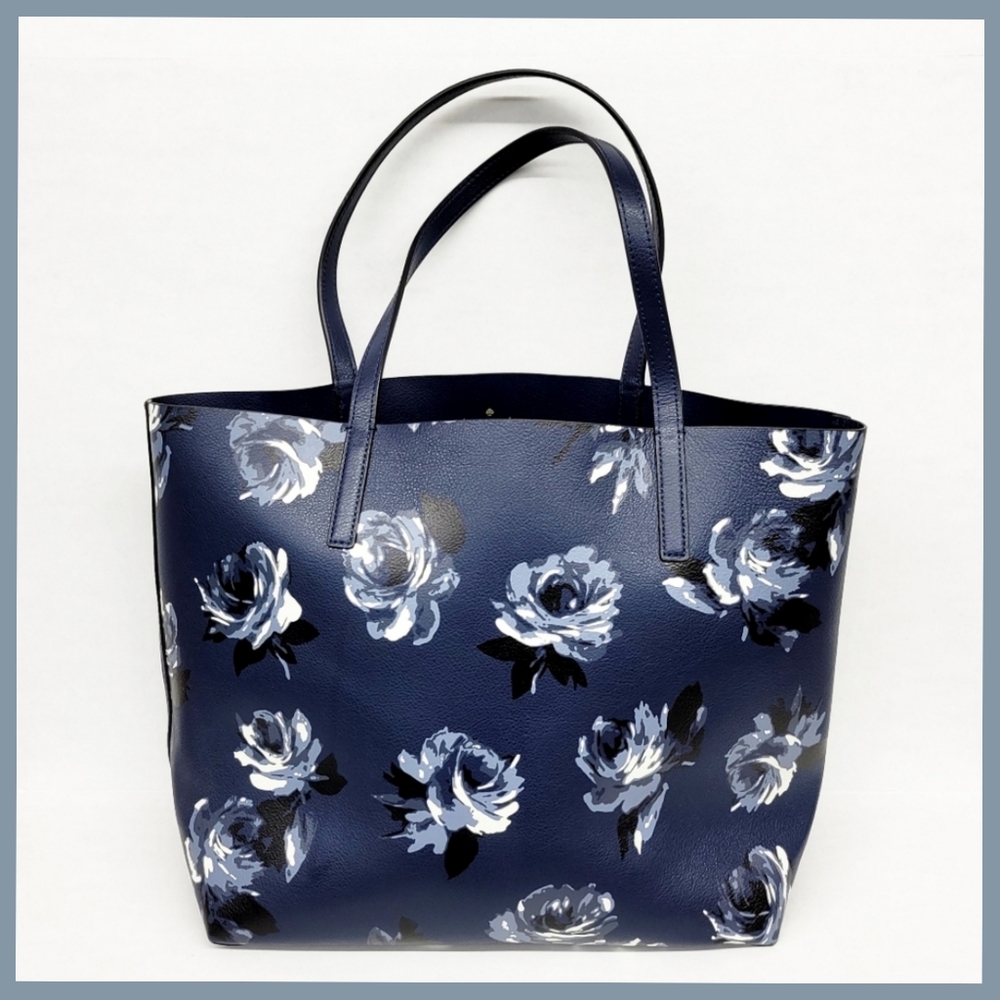 NEW KATE SPADE MYA ARCH PLACE REVERSIBLE LEATHER TOTE BAG - Picture 2 of 10
